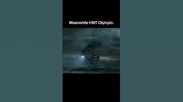HMT Olympic 🗿🍷#shorts #fyp #british #ship #ww1