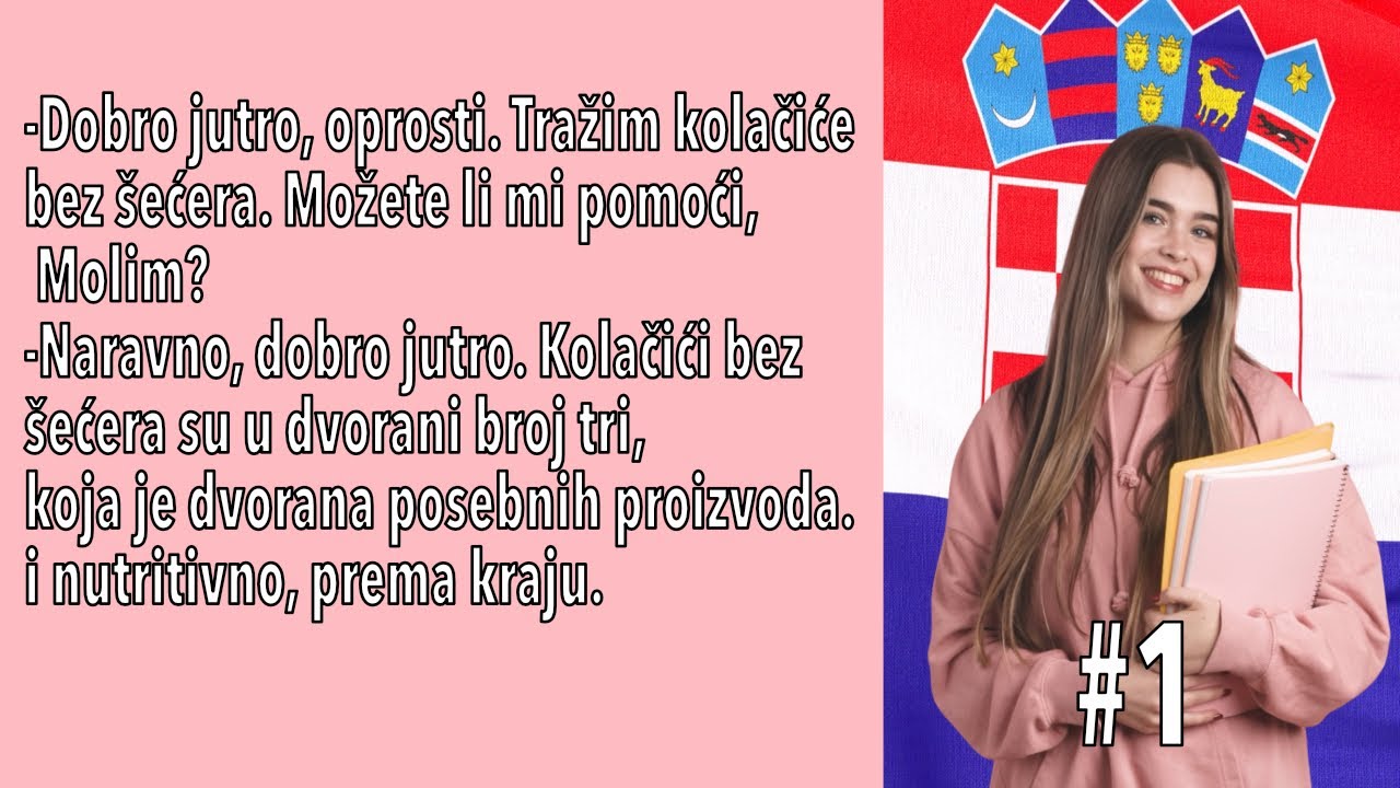 Улучшите свой хорватский с помощью реальных разговоров для начинающих A1-A2