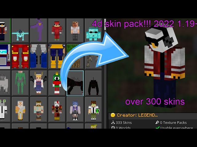 Bedrock Edition) A 4D skin editor! – Minecraft Feedback