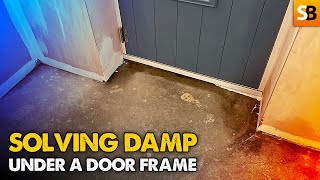 Water Seeping Under Door and Wall