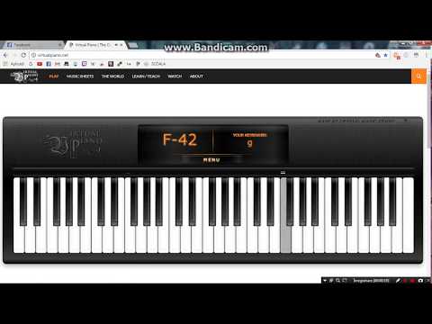 Virtual Piano All Of Me - happy birthday song roblox piano