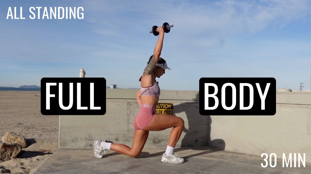 Інтенсивне Силове Тренування на Все Тіло з Гантелями | Без стрибків для схуднення