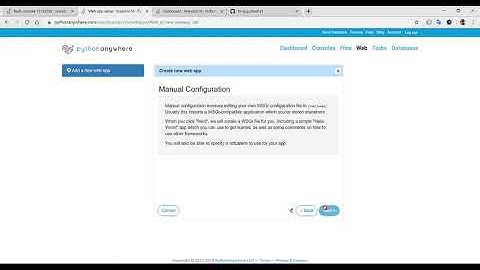 Subir proyecto Python con Django a Pythonanywhere