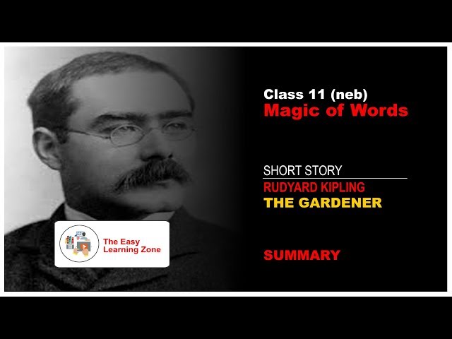 Gardener Rudyard Kipling Summary