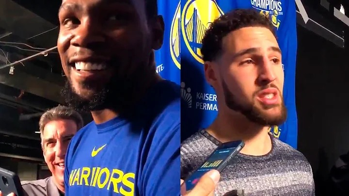 Kevin Durant & Klay on playing against Steph Curry in the All Star Game | 2019 NBA All Star Game