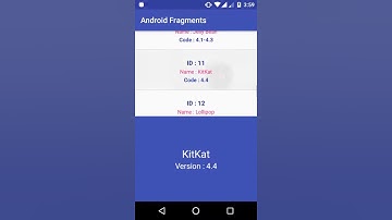 Android Fragments Basics
