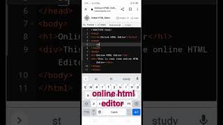 online html editor 📲 screenshot 5