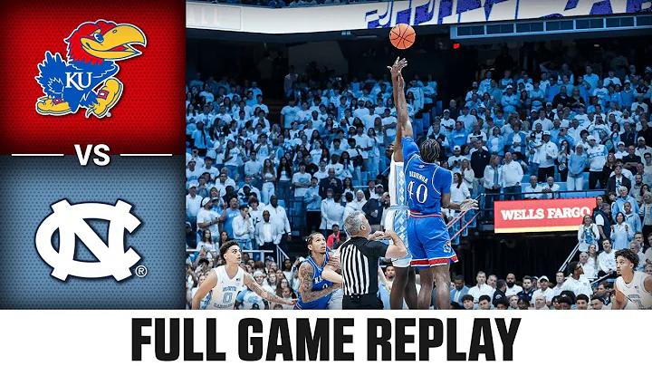 Kansas vs. North Carolina Full Game Replay | 2025-26ACC Men's Basketball