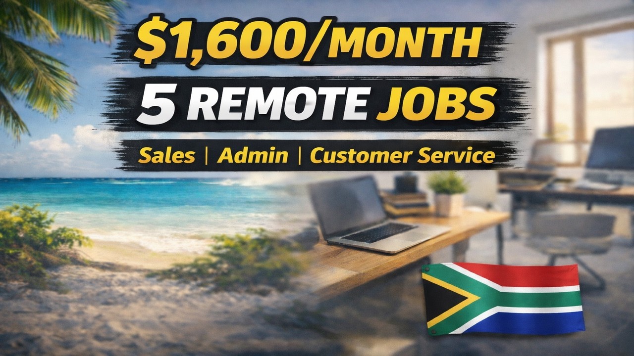 5 Remote Jobs Hiring Now | Sales, Admin & Customer Service (Work From ...