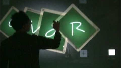 nuigroup apps demo on AVARS