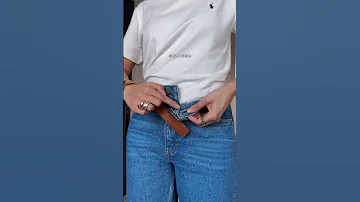How To Fix Loose Pants With A Belt Create A Chic Fit Boost Your Confidence Styleconfidence 