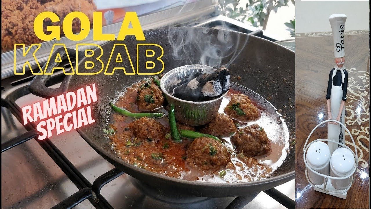 How to make gola kabab curry - gola kabab ka salan - Restaurant-style gola kabab ki recipe | Cooking with Asifa