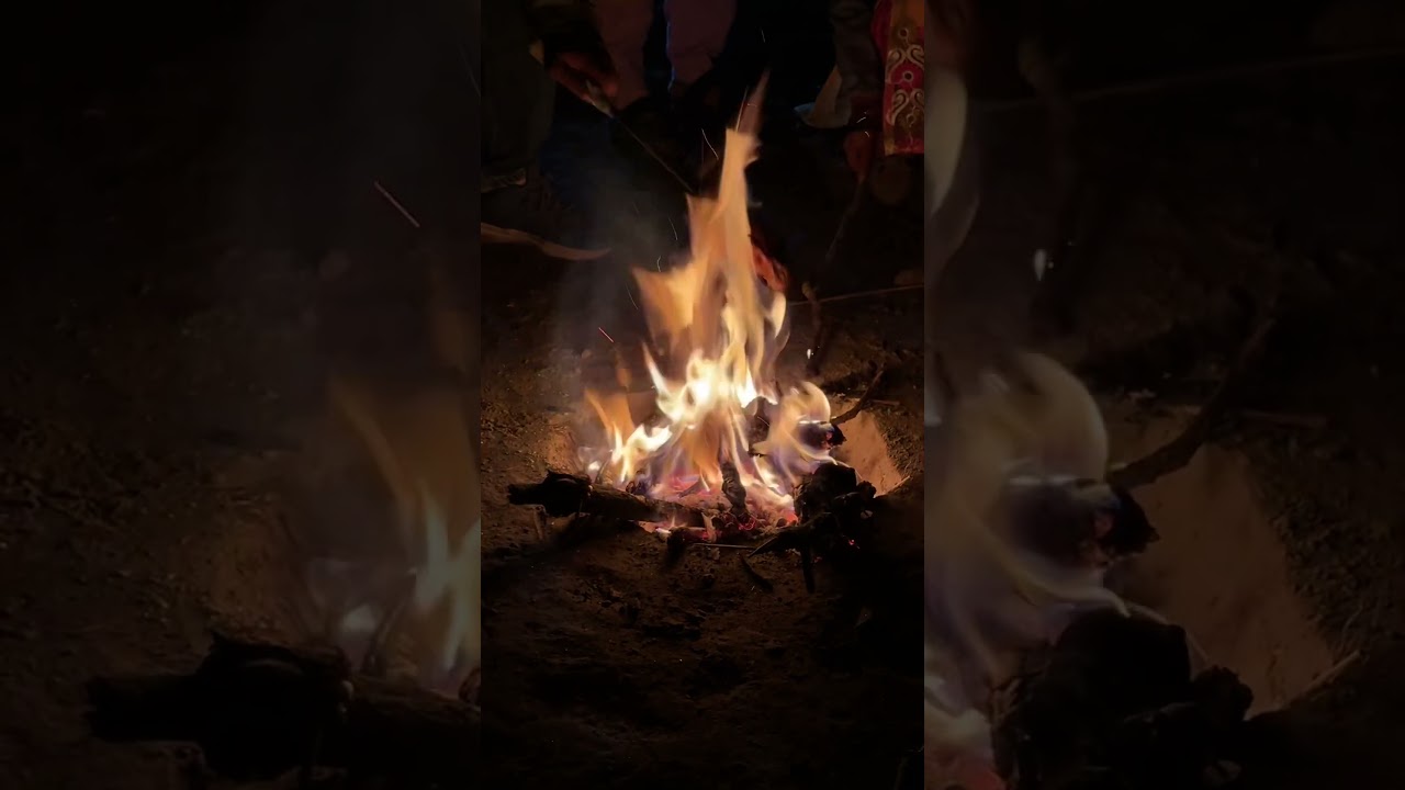 🔥 Sizzling Kababs at Night 