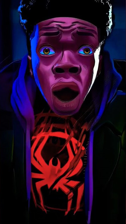 miles morales shocked face #shorts