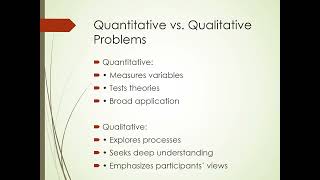 Chapter 2 Research Problem Presentation