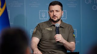 Спілкування Володимира Зеленського з представниками ЗМІ з нагоди Дня журналіста