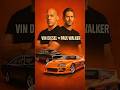 Vin Diesel Vs Paul Walker #vindiesel #paulwalker