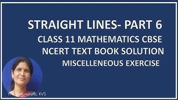 Straight lines Part 4 ( Cont)  |  Class 11 Math | NCERT Exercise 10.3 | Question number 11 to 18 |
