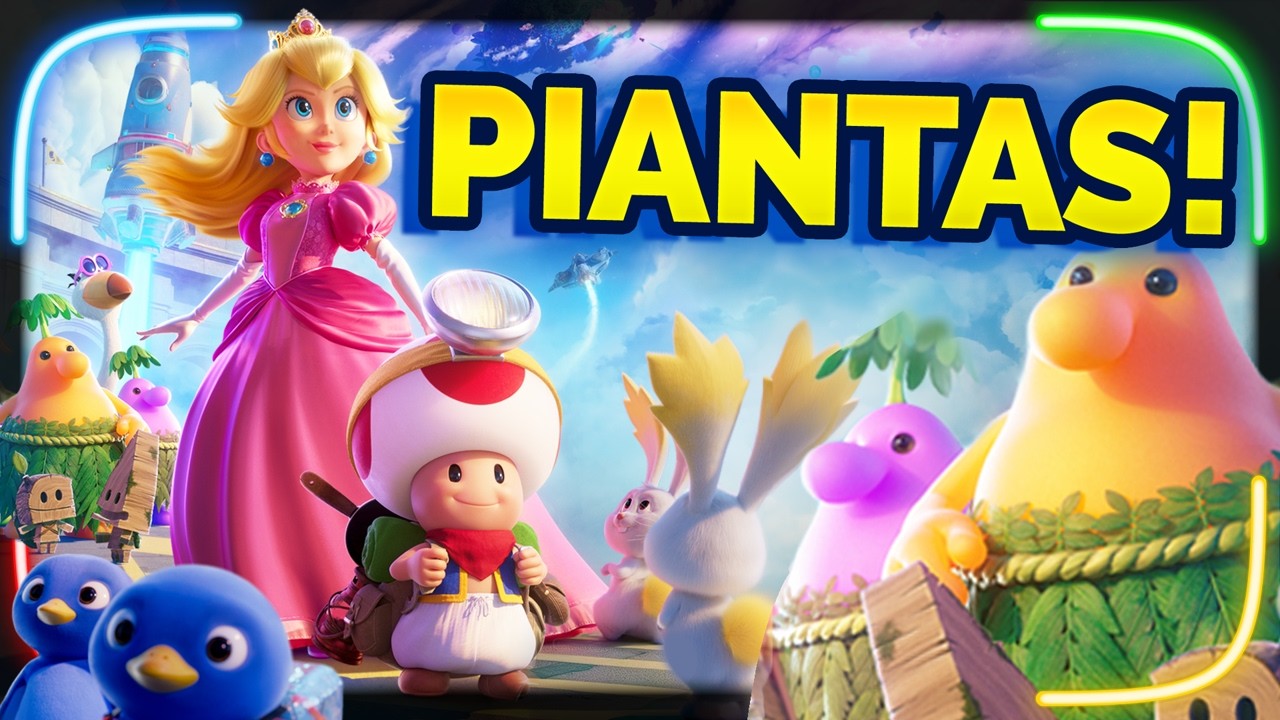 PIANTAS ARE IN THE MARIO GALAXY MOVIE!!!! + New Peach & Toad Poster Revealed!