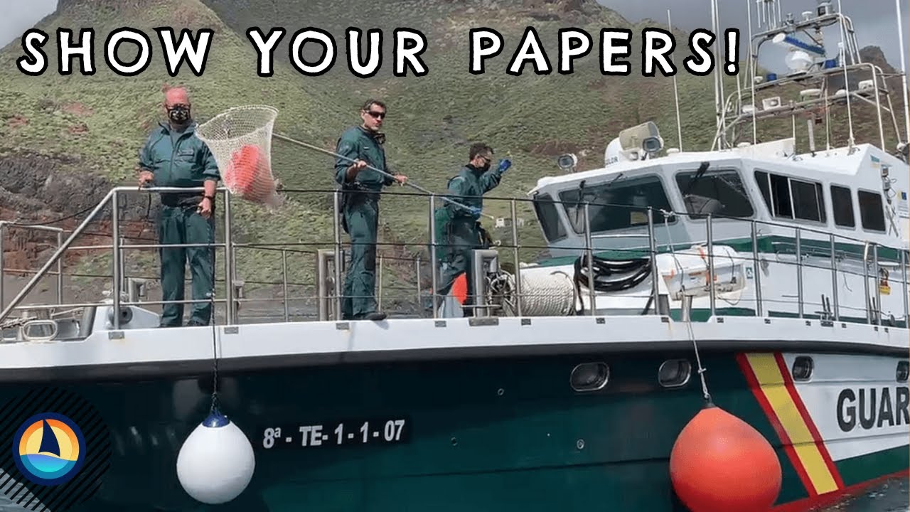 ⁣Stopped by the Coast Guard | My Skipper Debut Sailing Gran Canaria to Tenerife | ep.54