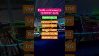 Florida rental property income numbers here. I’ll make a breakdown video of people are interested