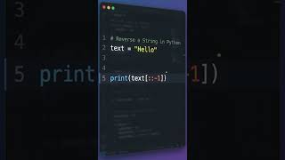 Reverse string in Python