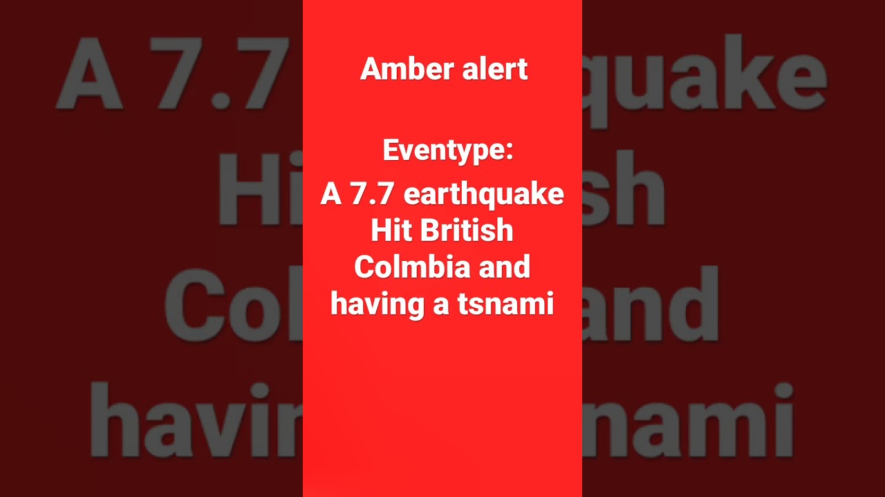 Canada tsunami alert