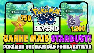 LISTA COMPLETA: Capture estes Pokémon para ganhar mais Poeira Estelar!