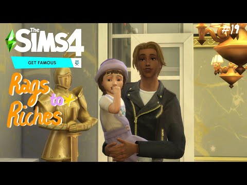 วุ่นวายถ่ายรูปครอบครัว 📸🖼 the sims 4 rags to riches (get famous) ep.19