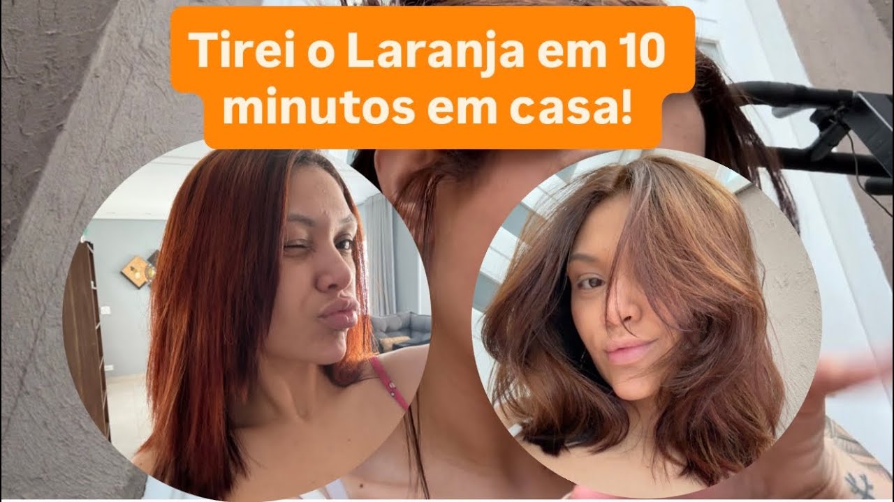 COMO TIRAR O LARANJA/VERMELHO DO CABELO! Ruivo curupira? 😭😭 DICA INFALÍVEL! 