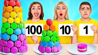 Tantangan 100 Lapis Makanan | Pertempuran Makanan TeenDO Challenge