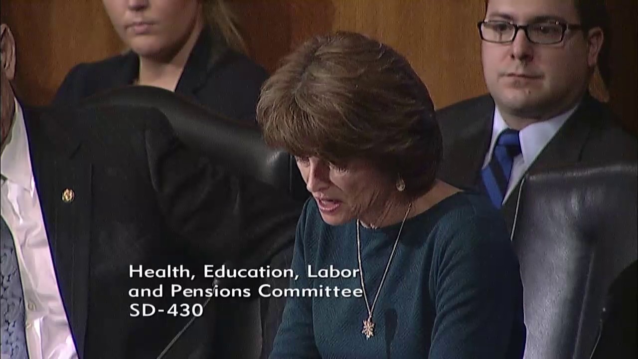 Sen. Lisa Murkowski Speaks on Secretary of Education Nomination - YouTube Sen. Lisa Murkowski Speaks on Secretary of Education Nomination - YouTube