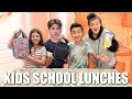 KIDS PACK THEIR OWN SCHOOL LUNCHES | NEW KIDS SCHOOL LUNCH IDEAS | A BUNCH OF LUNCHES for SCHOOL