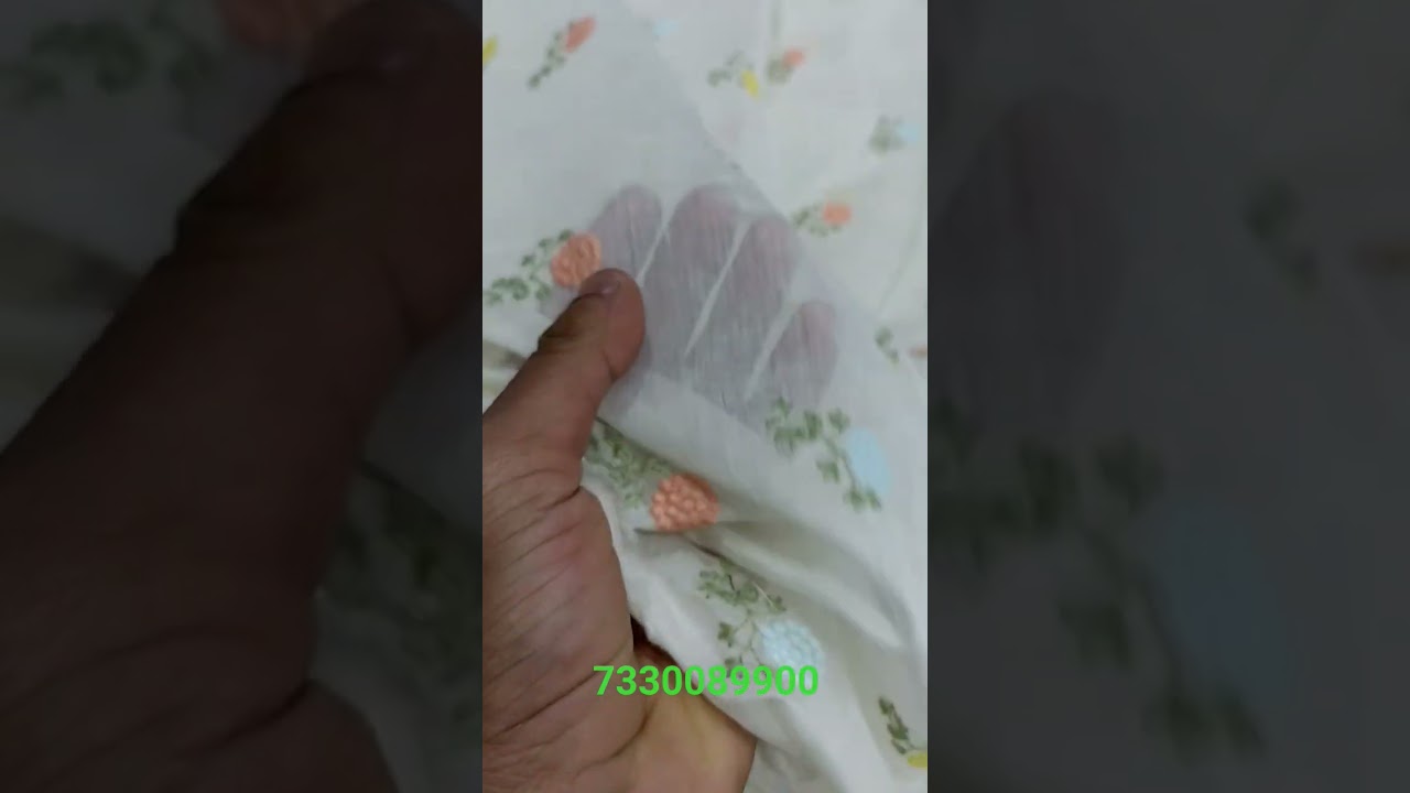 Fabric manufacturer in Surat | Chanderi Butti #Threadwork #embroidery #Kurtidesign #buttidesign