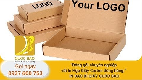 Sự chuyên nghiệp trong từng sản phẩm: Hộp giấy Carton từ In Bao Bì Quốc Bảo