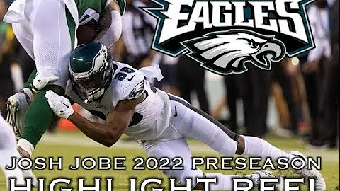Josh Jobe Preseason Highlight Reel I Every Tackle ...