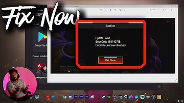 Update failed Unknown Anomaly Apex legends Mobile Emulator - Fix