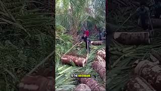 Why These Man Tossing These Drums In River