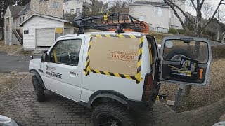 JB23 10型 リアサイドガラスをポリカーボネートに換装(その4)