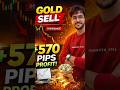 570 Pips Booked | Gold Sell Trade | XAUUSD Easy Target | Trade With SInha - Vishal Sinha #trading