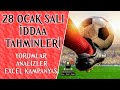 İNGİLTERE 2 ORAN ŞİKESİ 😱 - 28 OCAK SALI İDDAA TAHMİNLERİ ...