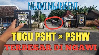 tugu PSHT & PSHW  barujadi di ngawi terbesar di dunia 🤝🔥