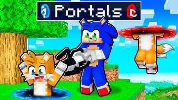 Using PORTALS To Prank My Friends In Minecraft!