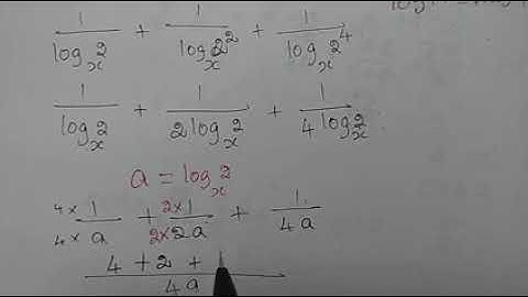 ##11th maths example 2.37 in Tamil and English if logx base2 + logx base4 + logx base 16 =7/2 find x