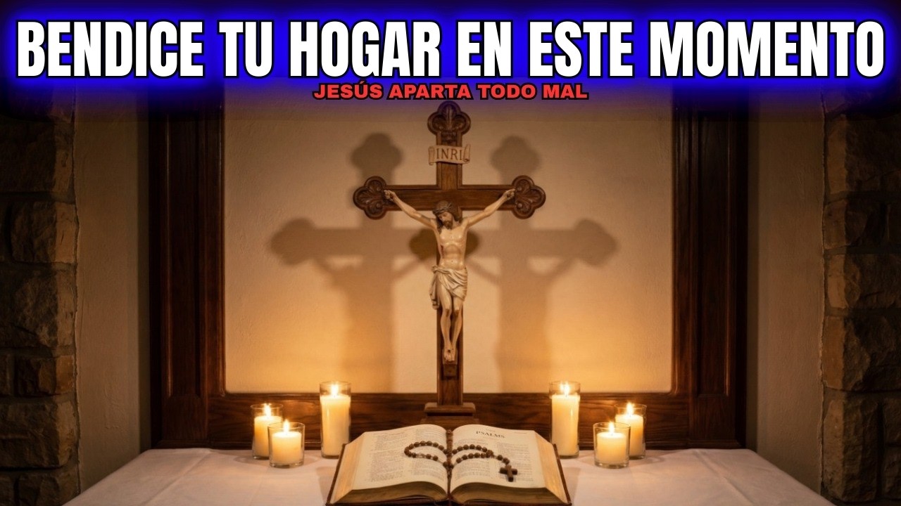 ORACIÓN PARA EL HOGAR | JESÚS APARTA TODO MAL Y LLENA ESTA CASA DE PAZ