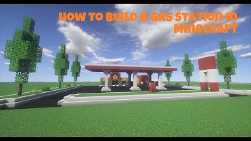 How to Build a Gas Station in Minecraft [Part 1] [Modern City]