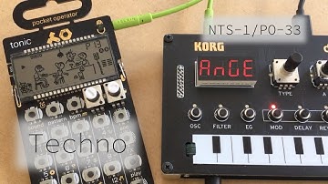 Pocket Operator PO-32 & KORG NTS-1: I love flanger!