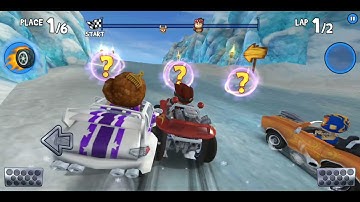 Beach Buggy Racing Pineapple Punch Level 7 Walkthrough Glacier Gulch | ST Warriors Gaming | STW