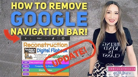 Remove Google Navigation Bar! Flipbook Update!