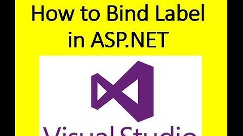 How to Bind Label control in ASP.NET C#